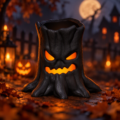 Halloween farönk mécsestartó