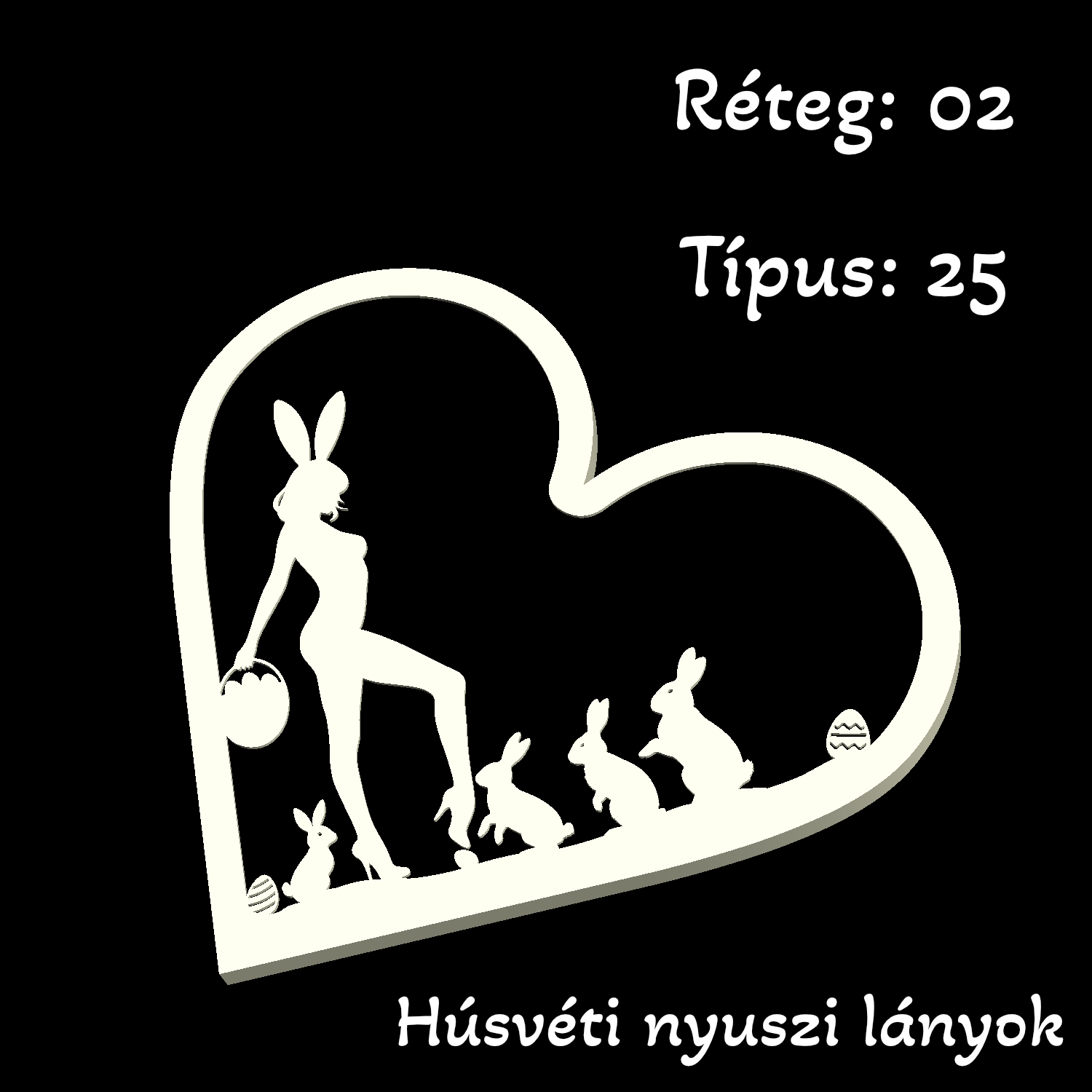 ShadowBox - Húsvét (felnőtt verzió)