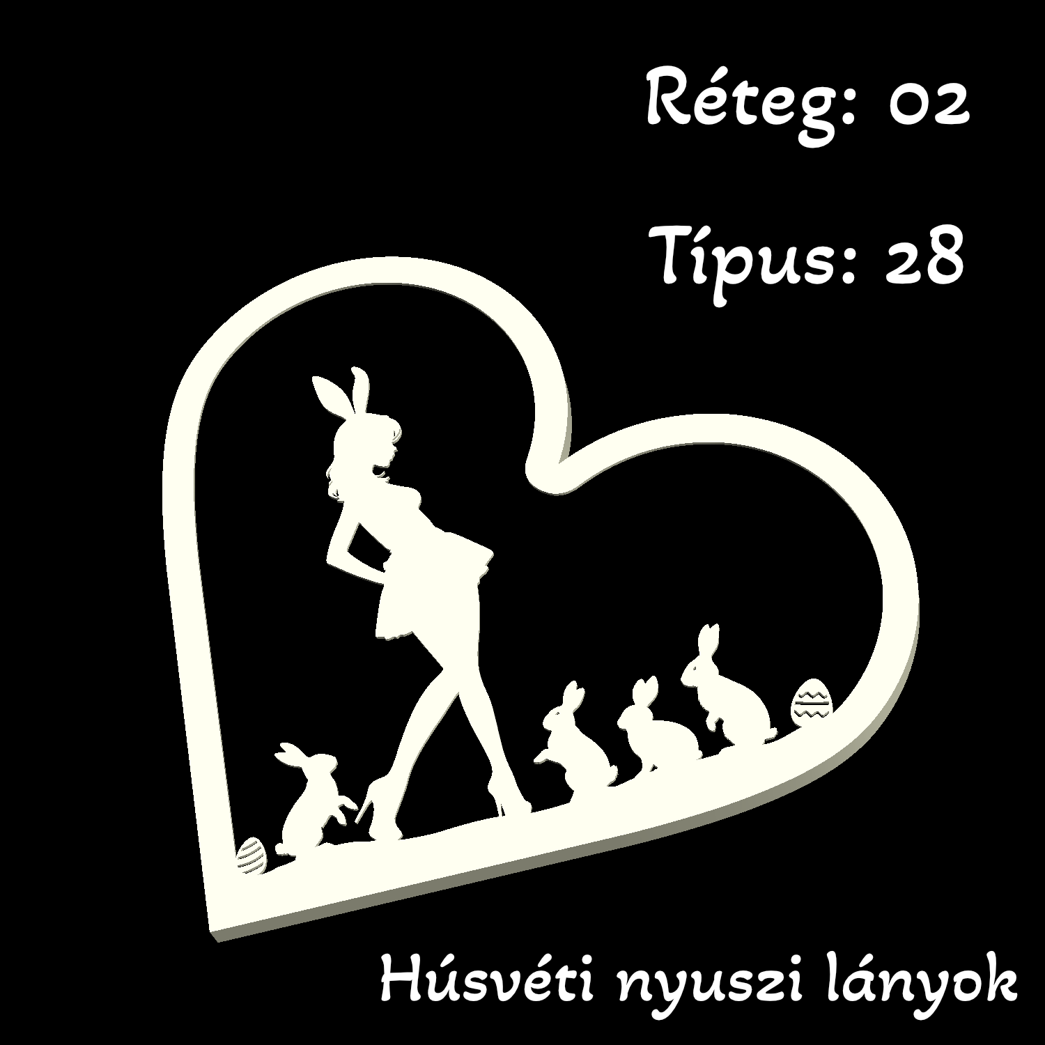 ShadowBox - Húsvét (felnőtt verzió)