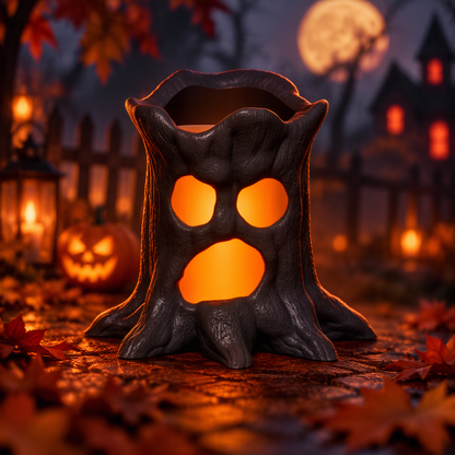 Halloween farönk mécsestartó