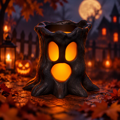 Halloween farönk mécsestartó