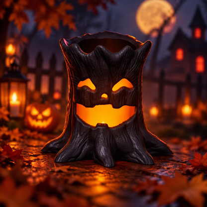 Halloween farönk mécsestartó