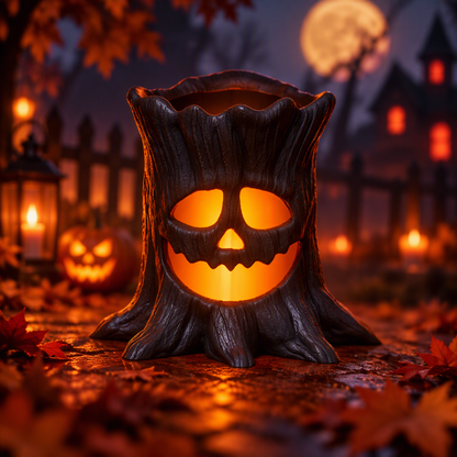 Halloween farönk mécsestartó