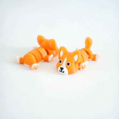 Flexi Corgi kulcstartó