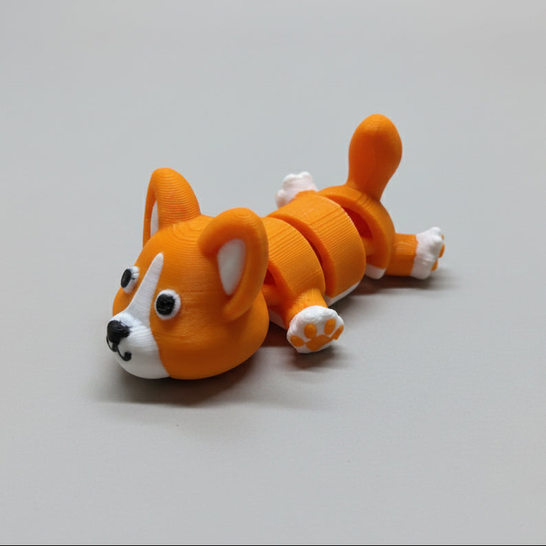 Flexi Corgi kulcstartó