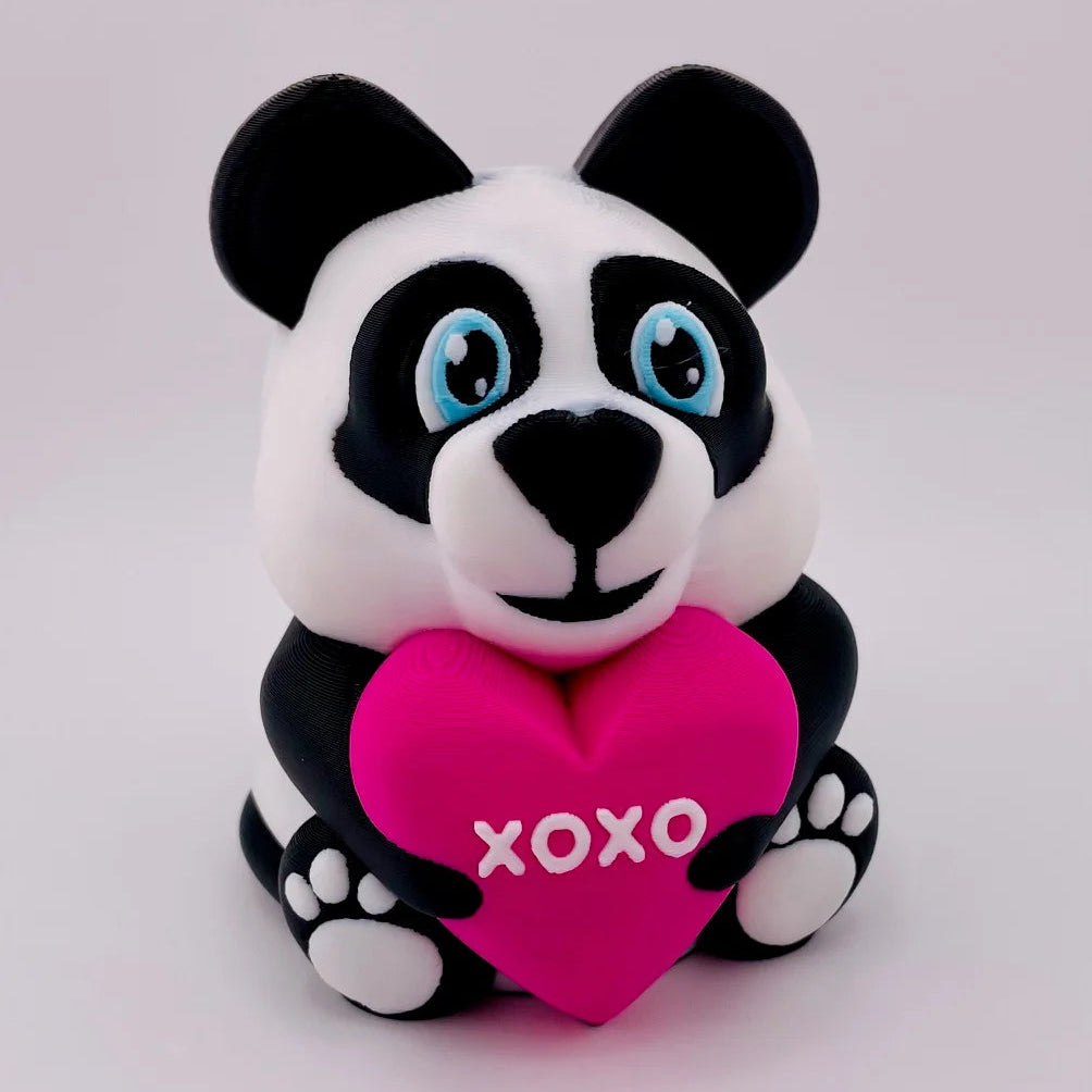 Panda szívvel