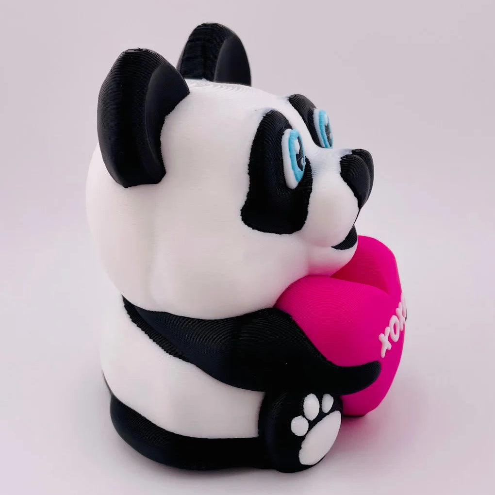 Panda szívvel