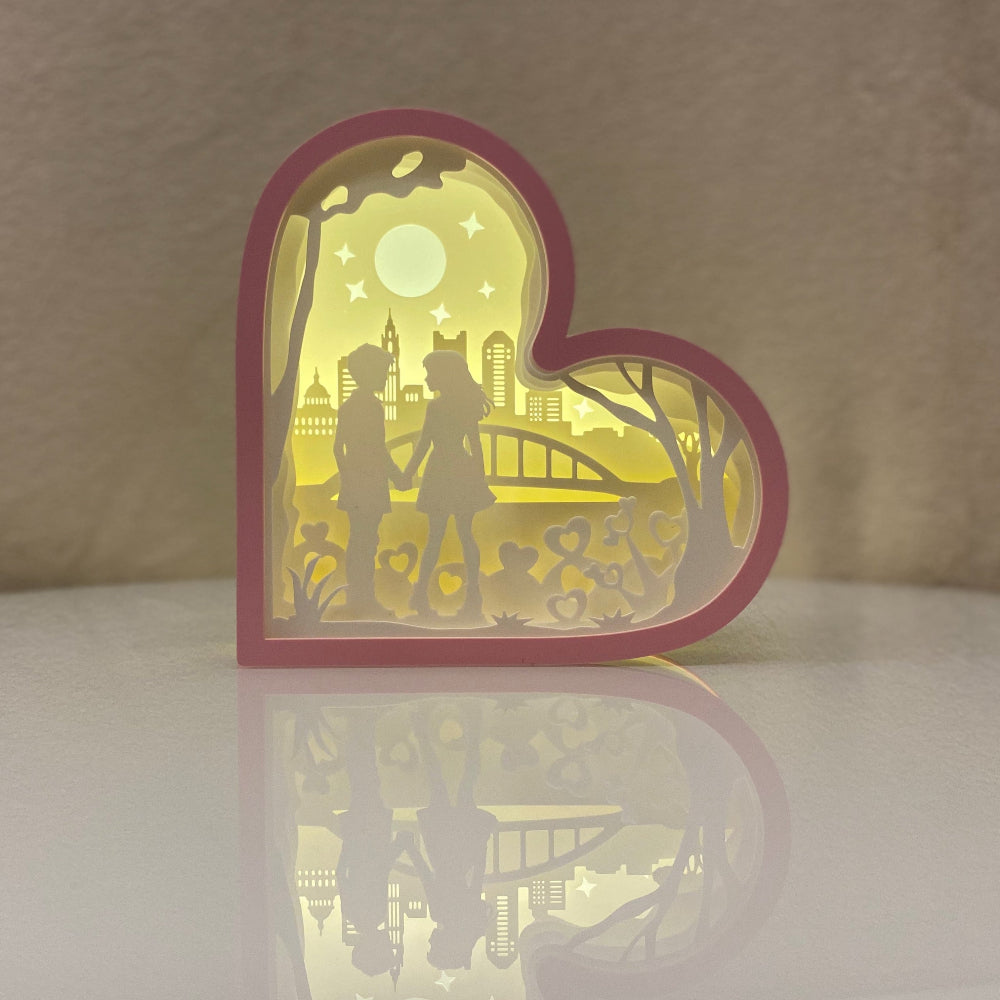 ShadowBox - Valentin nap (Columbus Ohio Skyline)