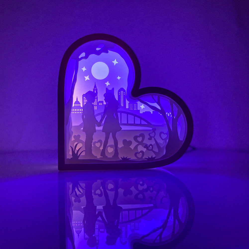 ShadowBox - Valentin nap (Columbus Ohio Skyline)