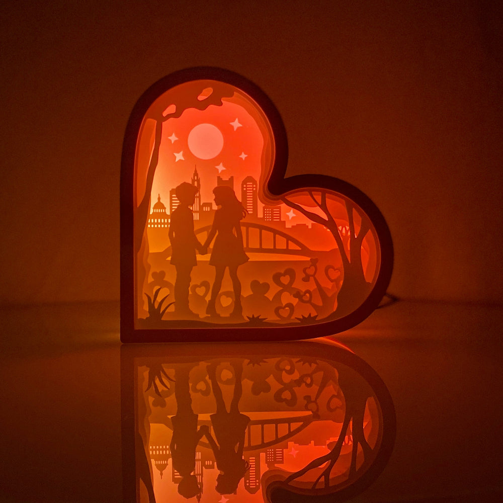 ShadowBox - Valentin nap (Columbus Ohio Skyline)