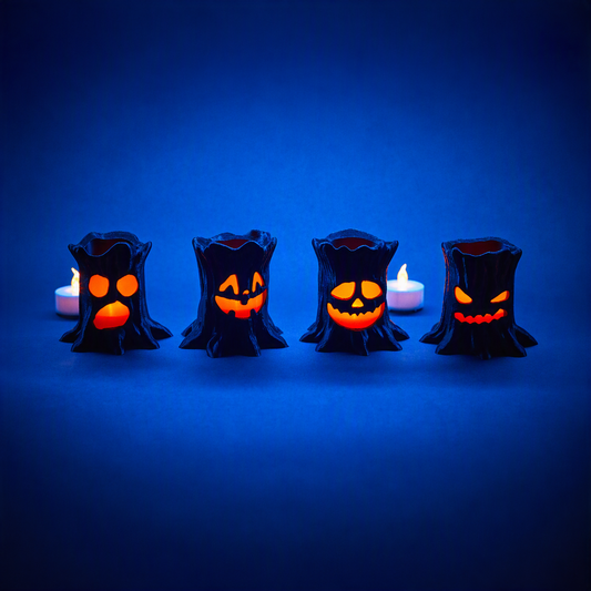 Halloween farönk mécsestartó