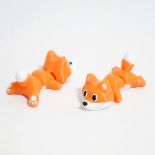 Flexi róka kulcstartó