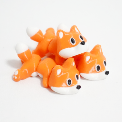 Flexi róka kulcstartó