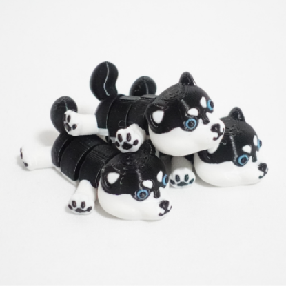 Flexi Pomsky kulcstartó